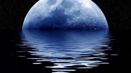 Astrología, Luna Llena Azul, astros