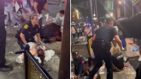 Tiroteo en Tampa en Halloween. Foto: Twitter @alertamundial22.