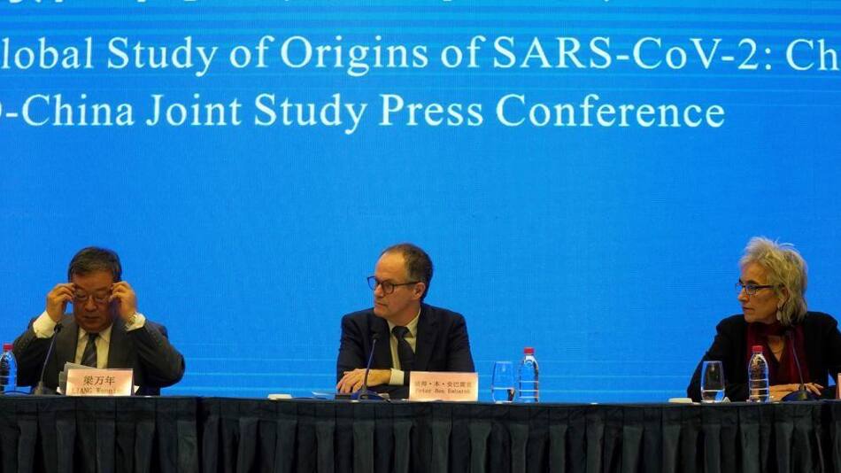 Conferencia de prensa de la OMS sobre el origen del SARS COV-2