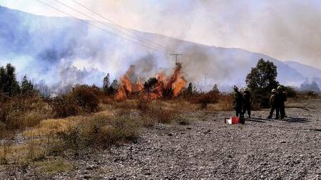 Incendios en Chubut