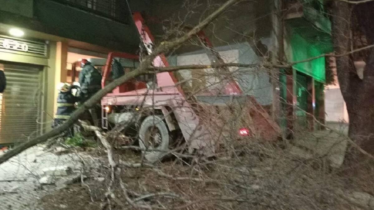 Accidente múltiple en Flores. Foto: Policía de la Ciudad.