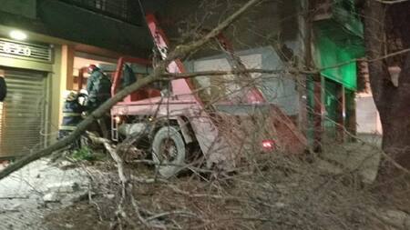 Accidente múltiple en Flores. Foto: Policía de la Ciudad.