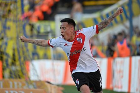 Festejo de Barco; Rosario Central vs. River Plate. Foto: X @RiverPlate.