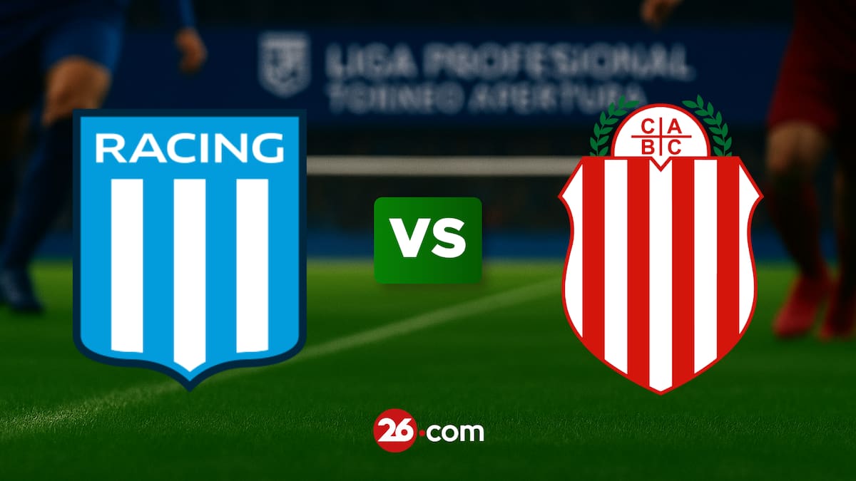 Racing Club 1 - 1 Barracas Central: así fue el empate por el Torneo Apertura 2026