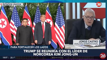 Jorge Castro sobre el posible encuentro entre Donald Trump y Kim Jong-un