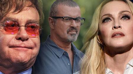 Elton John, George Michael y Madonna