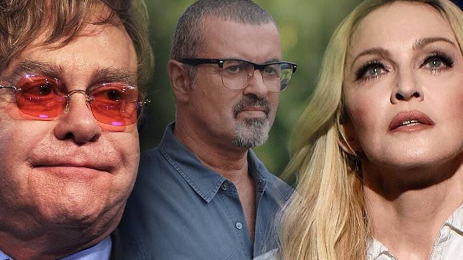 Elton John, George Michael y Madonna