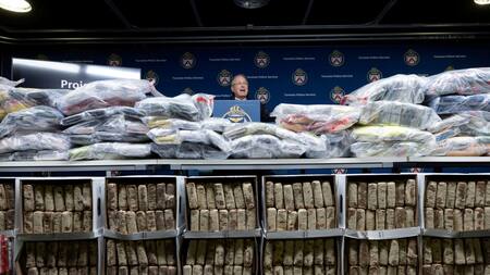 Canadá incautó 835 kilos de cocaína. Foto: Reuters/Toronto Police Service.