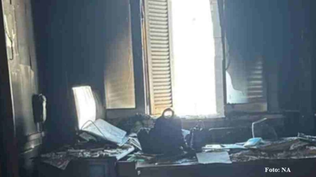 El siniestro se reportó en horas del mediodía de este martes 10 de febrero.