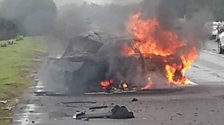 Tragedia en la Ruta 9, tres muertos en violento accidente, NA