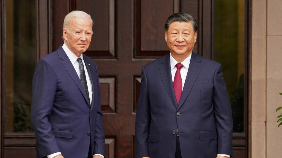 Joe Biden y Xi Jinping. Foto: Reuters.