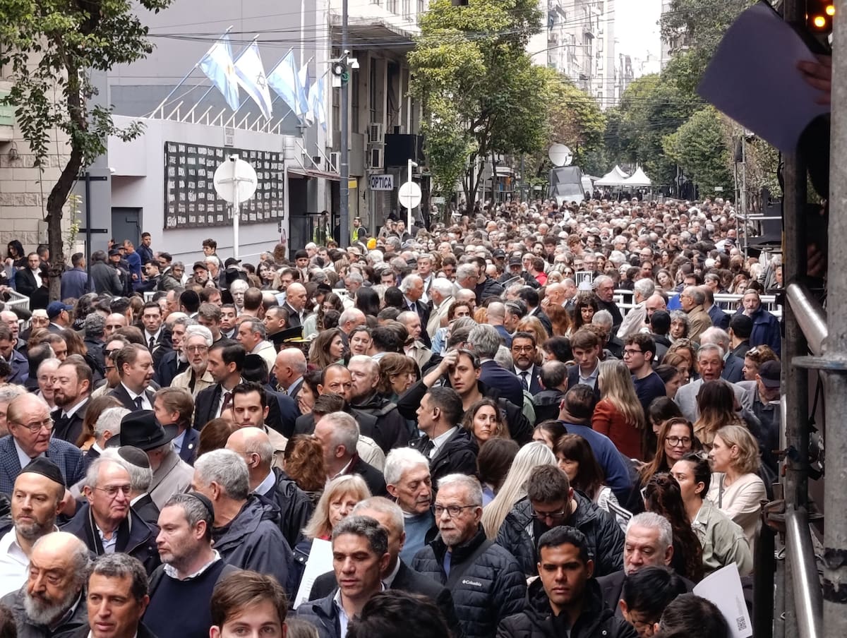 Acto a 32 años del Atentado a la AMIA.