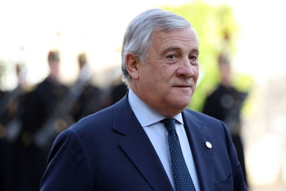Antonio Tajani, ministro de Asuntos Exteriores de Italia. Foto: Reuters.