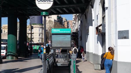 Laa estación Palermo de la línea D fue cerrada el 9 de diciembre pasado. Foto: SBASE.