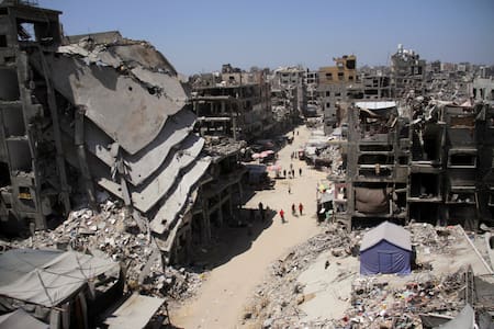 Franja de Gaza. Foto: Reuters.