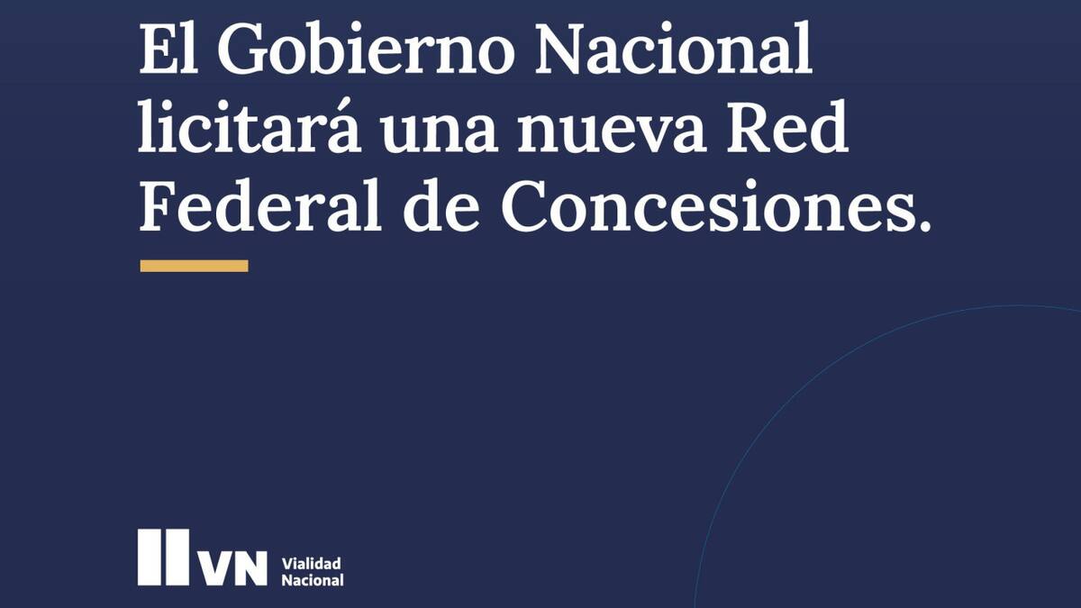 Red Federal de Concesiones. Foto: Vialidad Nacional.