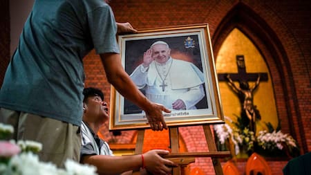 Los detalles de la despedida y el entierro del papa Francisco. Foto: Reuters/Athit Perawongmetha.
