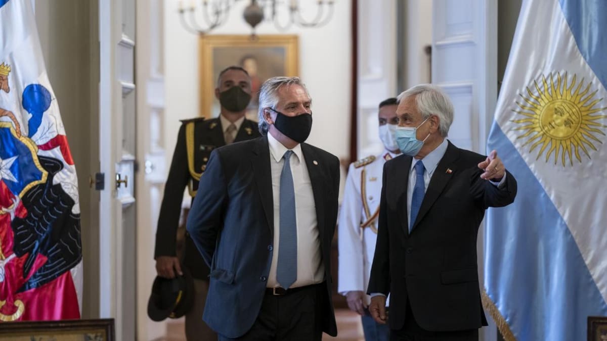 Alberto Fernández y Sebastián Piñera, agencia NA