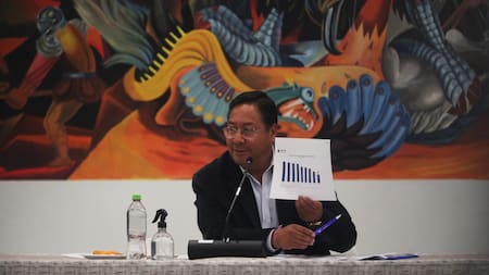 Presidente de Bolivia, Luis Arce. Foto: EFE