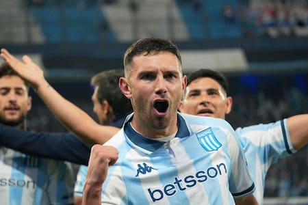 Maravilla Martínez, Racing, Copa Sudamericana. Foto: NA/Claudio Fanchi.