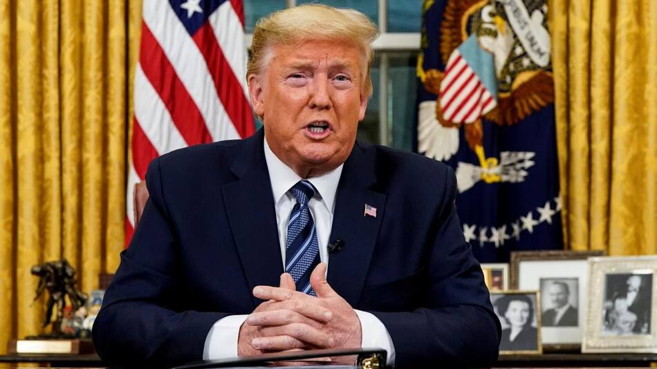 Anuncio de Donald Trump por coronavirus, REUTERS