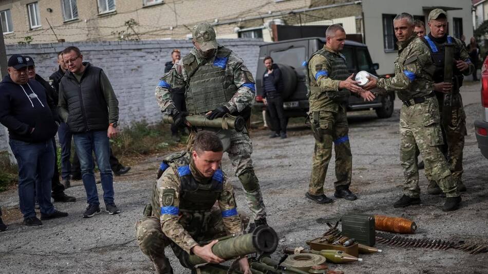 Municiones para el ejército ucraniano. Foto: Reuters