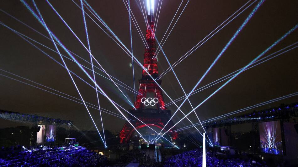 Ceremonia de apertura de los Juegos Olímpicos. Foto Reuters