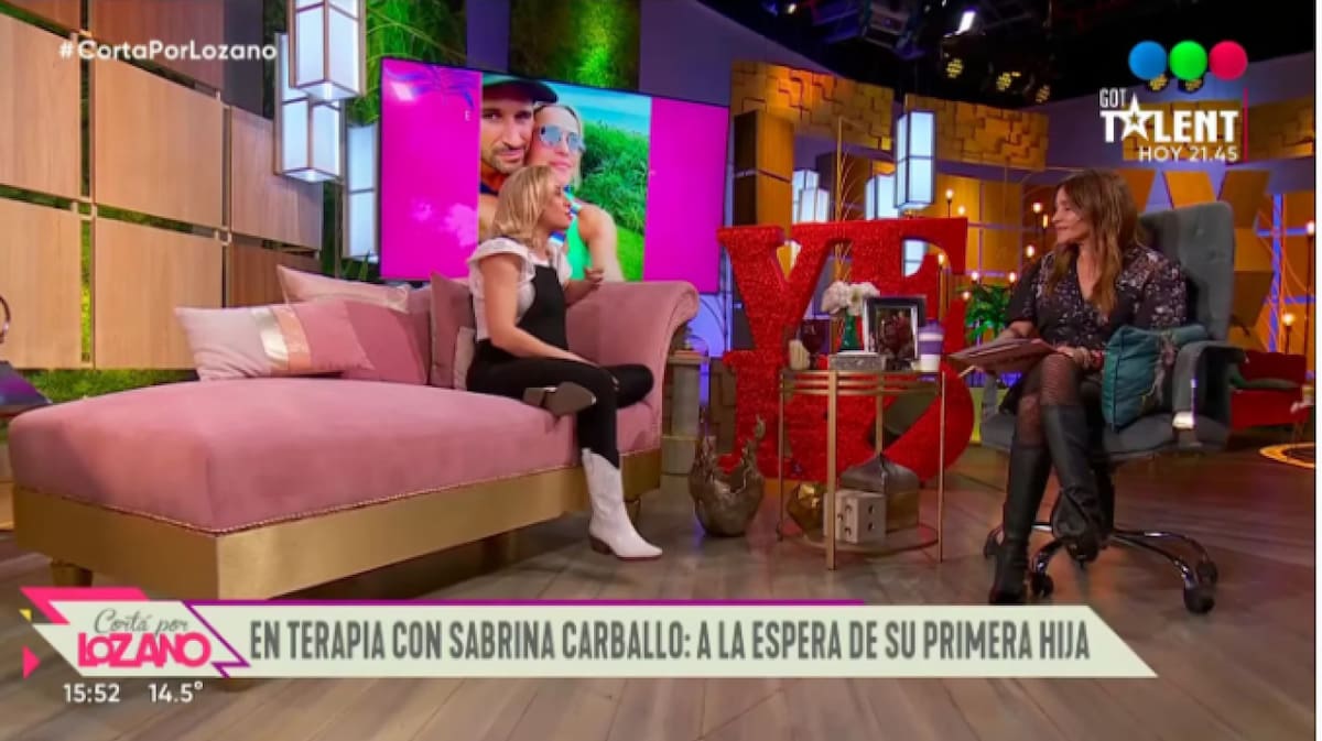 Sabrina Carballo en Cortá por Lozano. Foto captura.