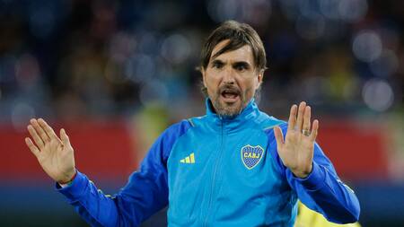 Diego Martínez, entrenador de Boca Juniors. Foto: NA.