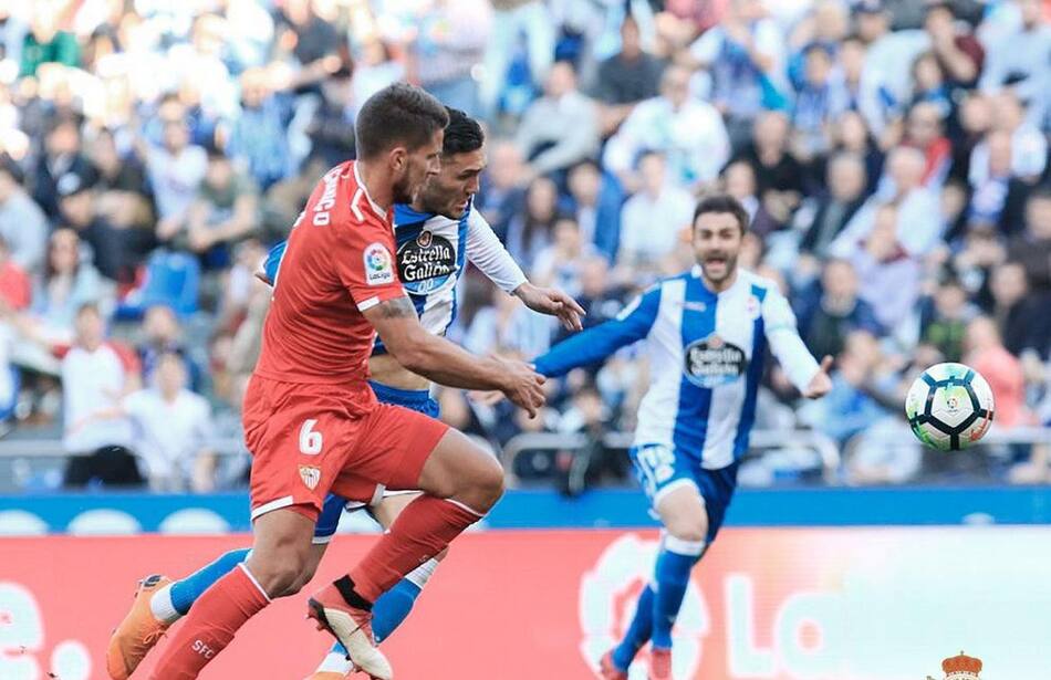 Deportivo La Coruña vs. Sevilla - Fútbol de España (Foto Twitter)