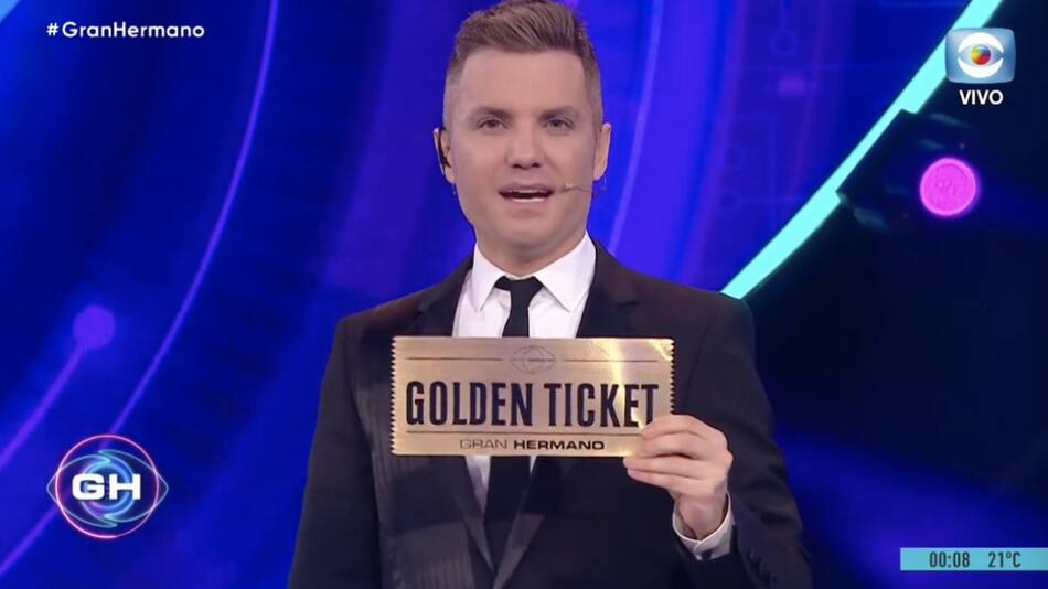 Santiago del Moro, Golden Ticket. Foto: captura Telefe.