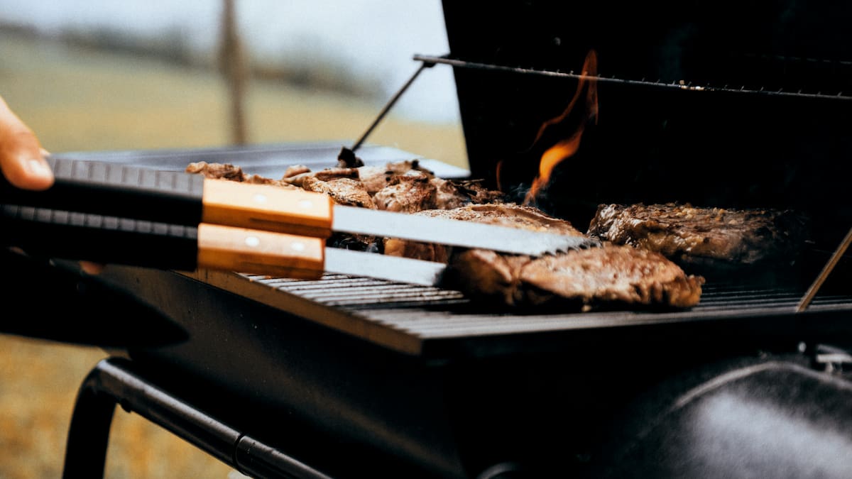 Parrilla, carne, asado.