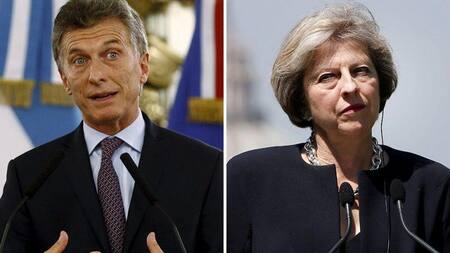 Theresa May - Mauricio Macri Cumbre del G20
