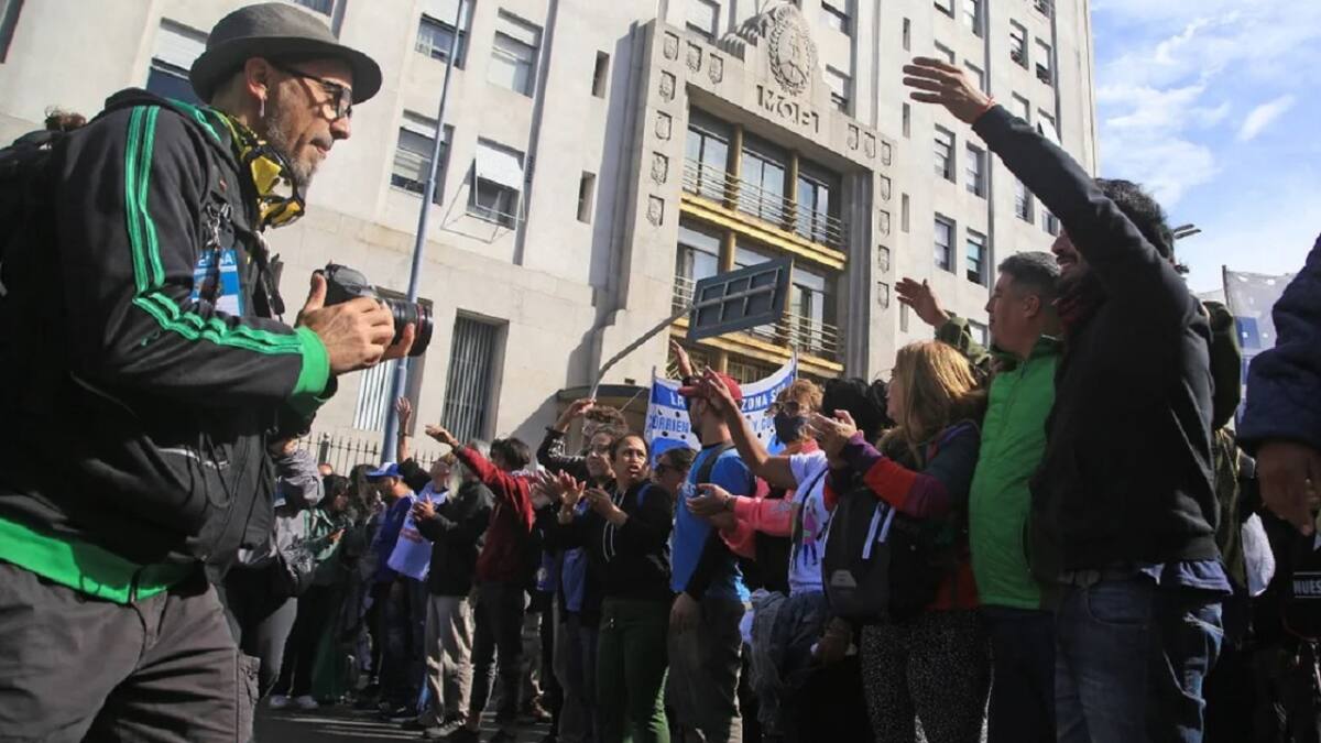 Piquetes, protestas. Foto. NA
