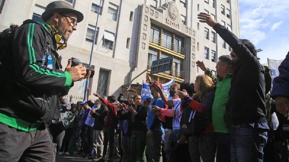 Piquetes, protestas. Foto. NA
