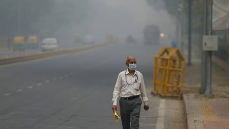 Contaminación en India. Foto: EFE.