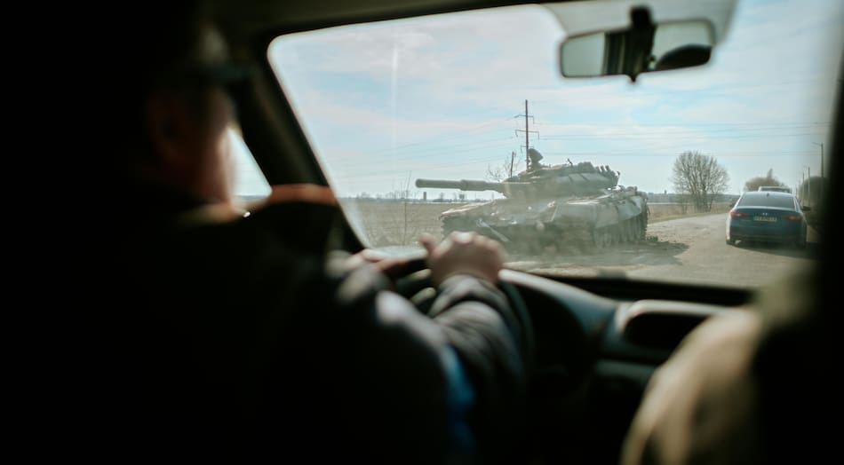 Tanques de guerra.