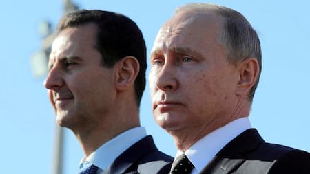 Vladímir Putin y Bashar Al Assad. Foto: Reuters.