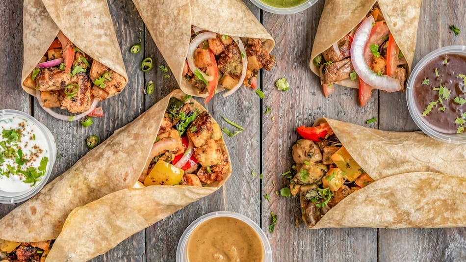 Burritos, comida tradicional mexicana