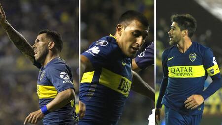 Tevez, Wanchope, Pérez, Boca