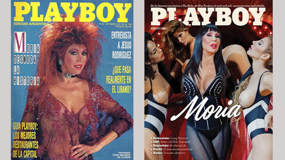 Moria Casán vuelve a la portada de la revista Playboy