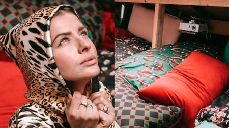 Eugenia "China" Suárez, mostró su altillo en redes sociales.