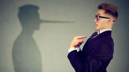 Mentira, engaño. Foto: Archivo.