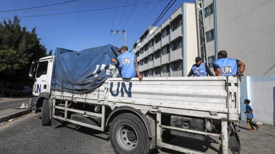 La UNRWA trabaja en Gaza. Foto: Reuters.