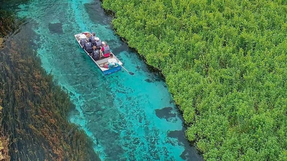 El río más transparente del mundo. Foto Instagram @riosucuri