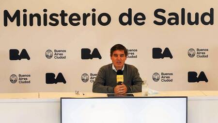 Fernán Quirós, ministro de Salud de la Ciudad, NA