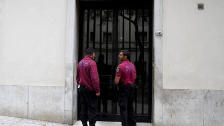 Allanamiento en departamento de Sáenz Valiente, foto Télam