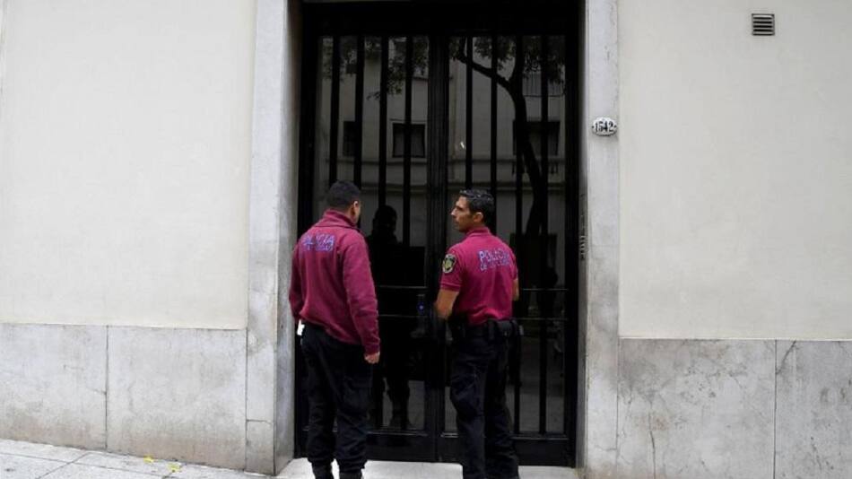 Allanamiento en departamento de Sáenz Valiente, foto Télam