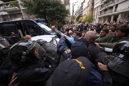 Detuvieron a Juan Grabois tras haber ocupado el Instituto Juan Domingo Perón. Foto: NA/Juan Foglia