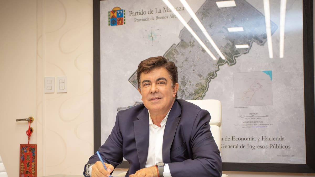 Intendente de La Matanza, Fernando Espinoza. Foto: intendencia de LM.